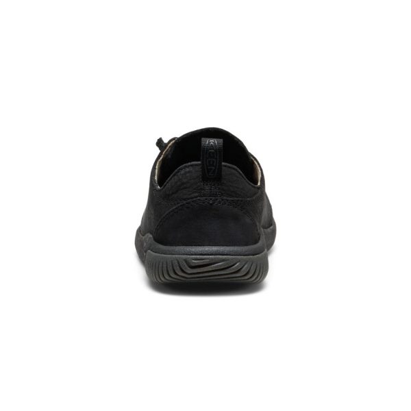 Big Kids' KNX Leather Sneaker  |  Triple Black