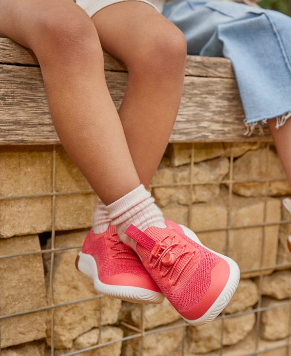 Big Kids' KNX Knit Sneaker  |  Dubarry/Star White