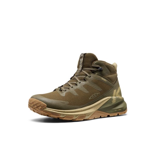 Men's Targhee Apex Waterproof Hiking Boot | Dark Olive/Khaki