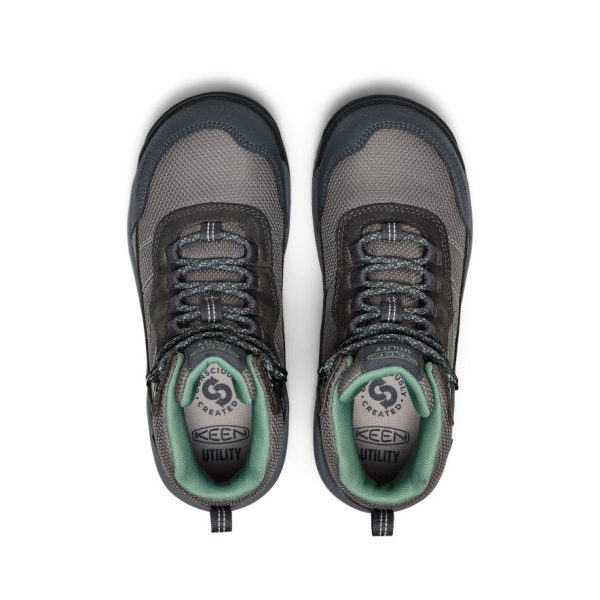 Women's Skokie Waterproof Work Boot (Carbon Toe)  |  Magnet/Black