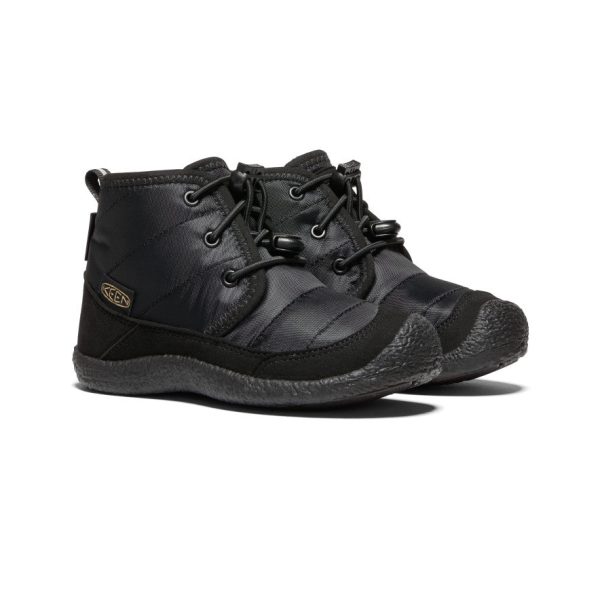 Little Kids' Howser II Waterproof Chukka | Black/Black