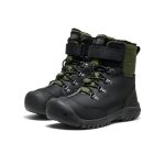 Big Kids' Kanibou Waterproof Winter Boot | Black/Bronze Green