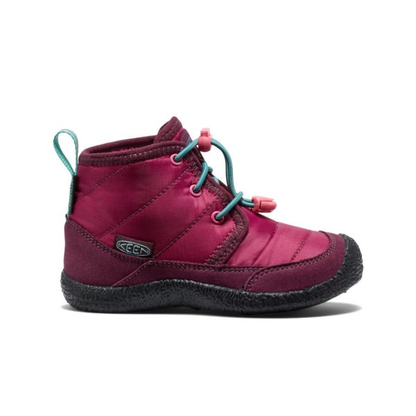 Little Kids' Howser II Waterproof Chukka  |  Beaujolais/Pool Blue