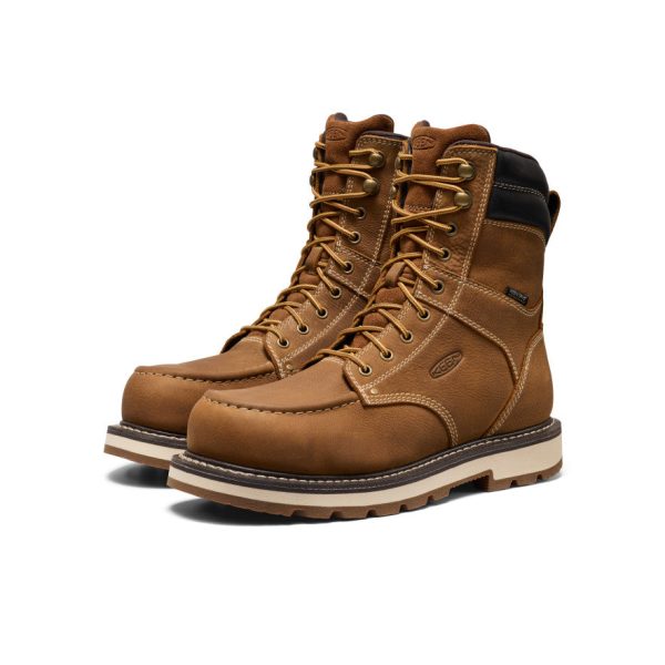 Men's Cincinnati 8 Waterproof 90° Heel Boot (Carbon Toe)  |  Belgian/Sandshell