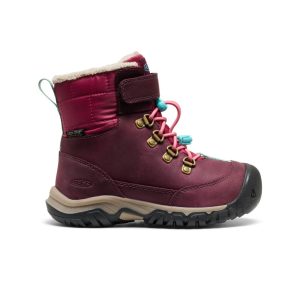 Little Kids' Kanibou Waterproof Winter Boot  |  Fig/Pink Lemonade