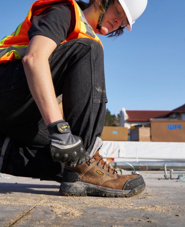 Women's Evanston 6 Waterproof Boot INT MET (Carbon Toe) | Bison/Black