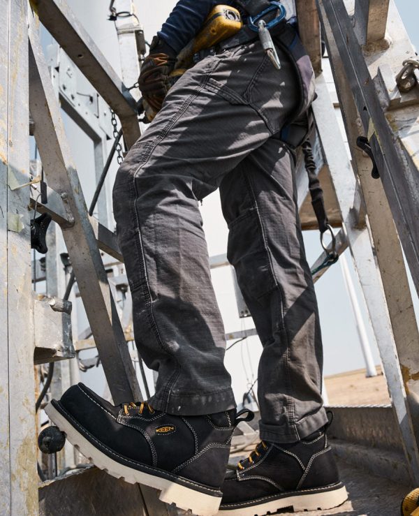 Men's Cincinnati 6 Waterproof 90?? Heel Boot (Carbon Toe) | Tuscan Red/Sandshell