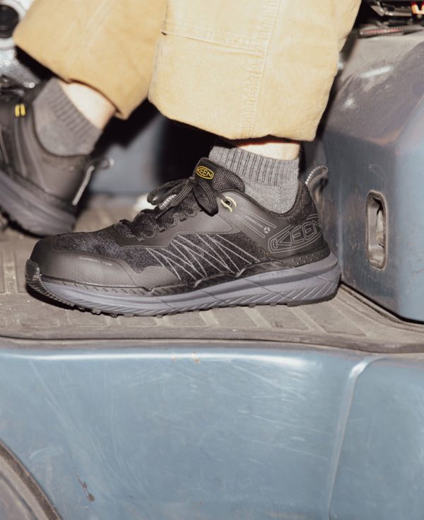 Men's Speedworks Work Sneaker (Carbon Toe) | Red Ochre/Black