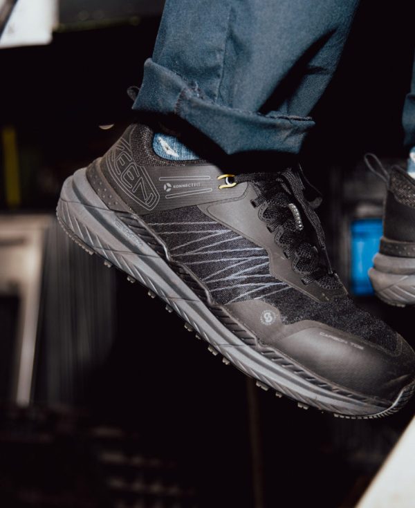 Men's Speedworks Work Sneaker (Carbon Toe) | Red Ochre/Black