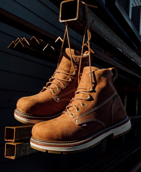 Men's Liberty 6 Waterproof 90?? Heel Boot (Carbon Toe) | Bombay Brown/Gum