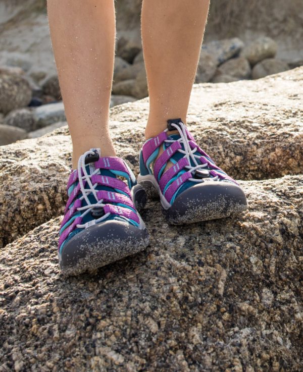 Little Kids' Newport Boundless Sandal | Black/Precious Blue