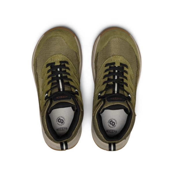 Big Kids' Hightrail Waterproof Hiking Boot | Dark Olive/Martini Olive