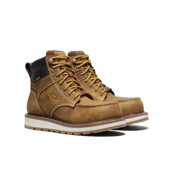 Women's Cincinnati 6 Waterproof Boot (Carbon Toe) | Belgian/Sandshell