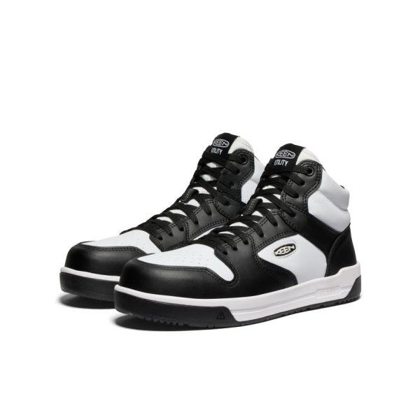 Men's Overton Mid Work Shoe (Carbon Toe)  |  Star White/Black