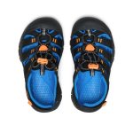 Little Kids' Newport Boundless Sandal | Black/Precious Blue