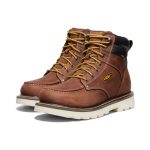 Men's Cincinnati 6 Waterproof 90° Heel Boot (Soft Toe) | Tuscan Red/Sandshell