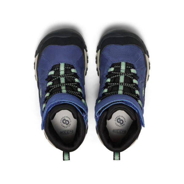 Little Kids' Targhee IV Waterproof Hiking Boot | Skipper Blue/Hemlock