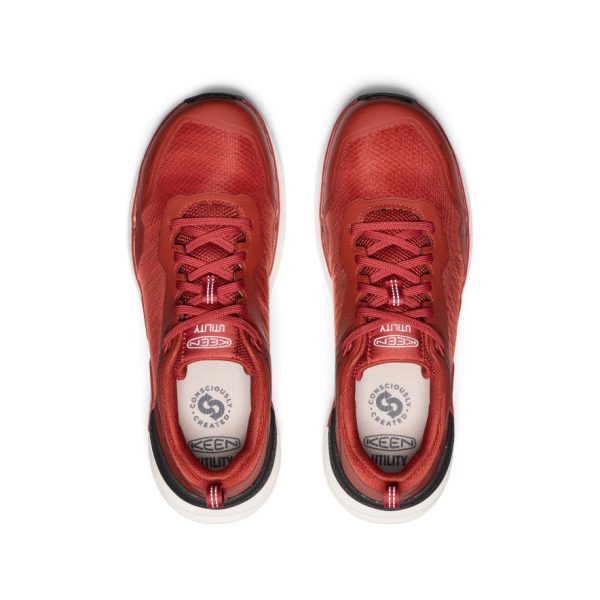 Men's Speedworks Work Sneaker (Carbon Toe) | Red Ochre/Black